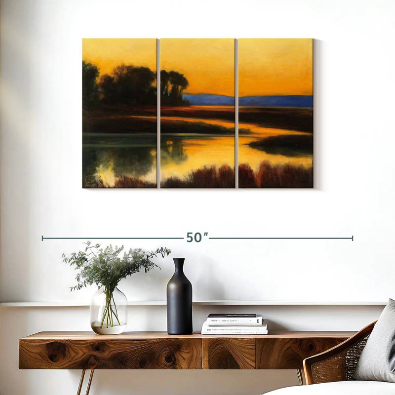 Alvord Yellow Twilight, 24" H x 38" W