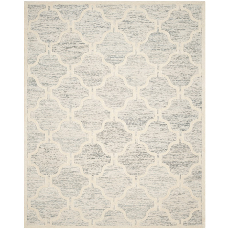 Tapis en laine touffeté à la main Cannen, Rectangle 8 pi x 10 pi