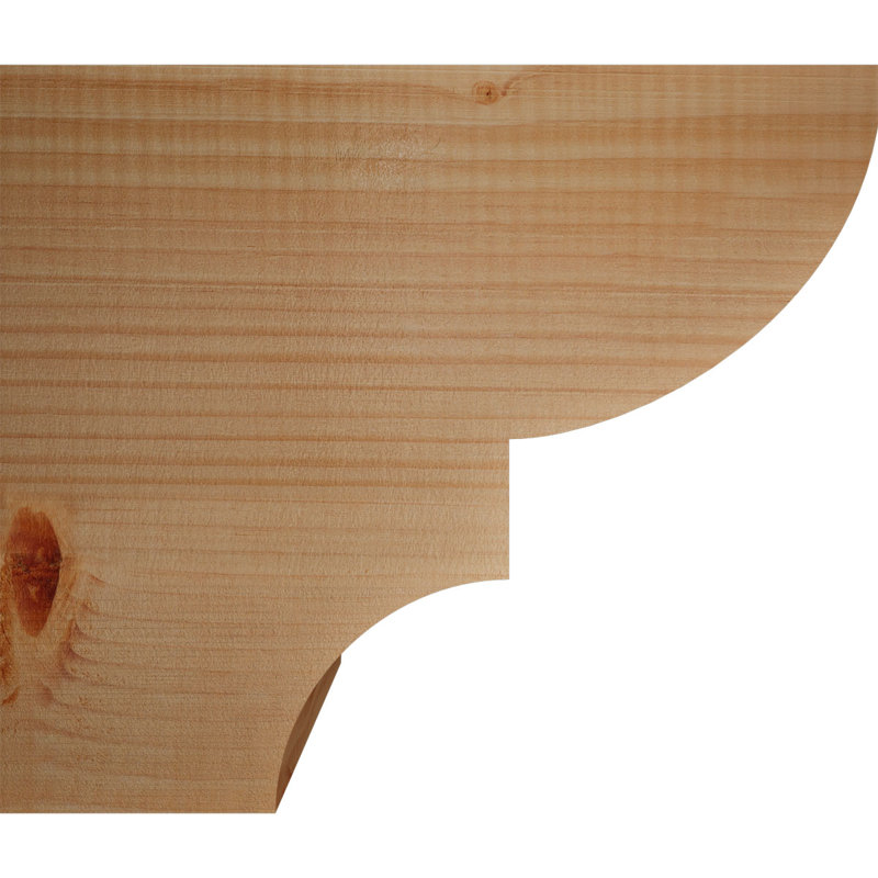 Queue de chevron lisse Ridgewood, Sapin de Douglas, H 10 po x l 5 1/2 po x L 12 po