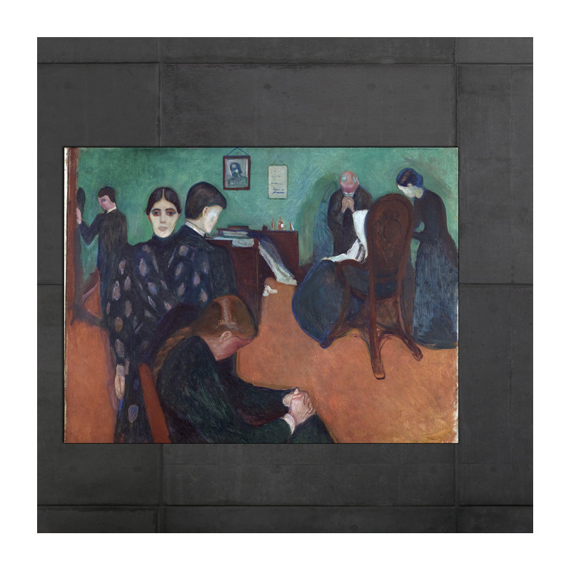 Edvard Munch - Wrapped Canvas Painting, 90cm H x 120cm W x 1.8cm D
