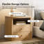 Table de chevet 2 tiroirs Cruce-743917053