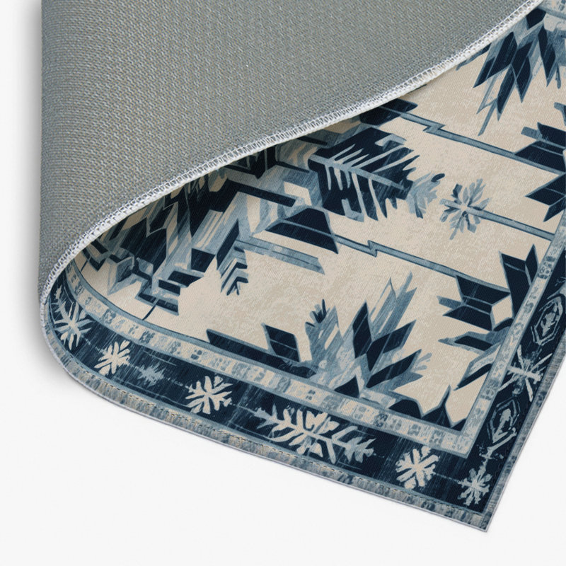 ArtDeco Gray Indoor and Outdoor Area Rug, Rectangle 2' x 3'