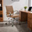 Fauteuil de conférence en cuir à dossier moyen Benmar à hauteur réglable, pivotant et inclinable (ensemble de 8)-130646512-130646518