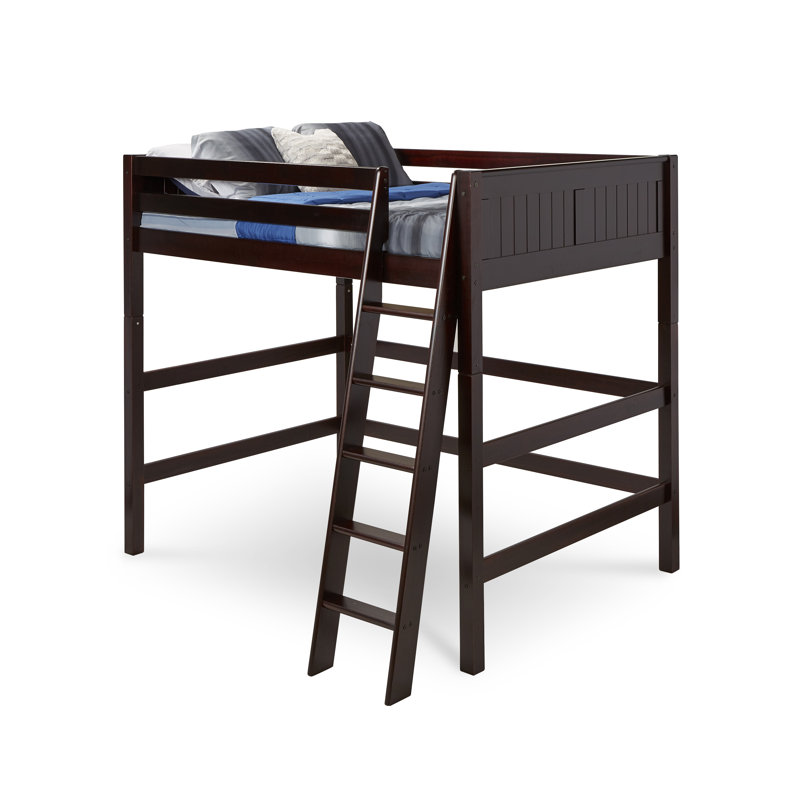 Snari Loft Bed, Cappuccino, Twin