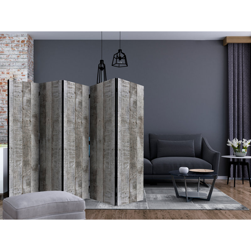 225 cm W x 172 cm H 5 - Panel Folding Room Divider