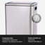 Poubelle rectangulaire en acier inoxydable avec seau intérieur amovible 30 litres / 8 gallons