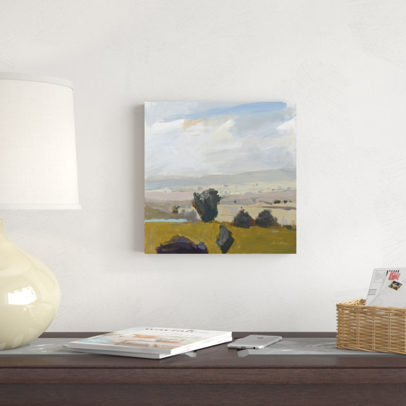 Vue de la vallée, H 12 po x l 12 po x P 1,25 po