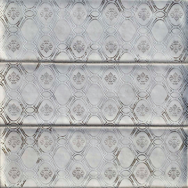 Carreau de métro à motif 4 po x 12 po Paris, Blanc