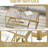Modern Rectangular Glass Gold Como