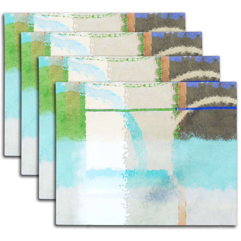 Napperon abstrait en polyester