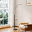 Avyaan 168.6cm Black LED Arched Floor Lamp