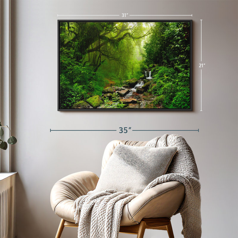 Forest Stream Canvas Print, 21" H x 31" W