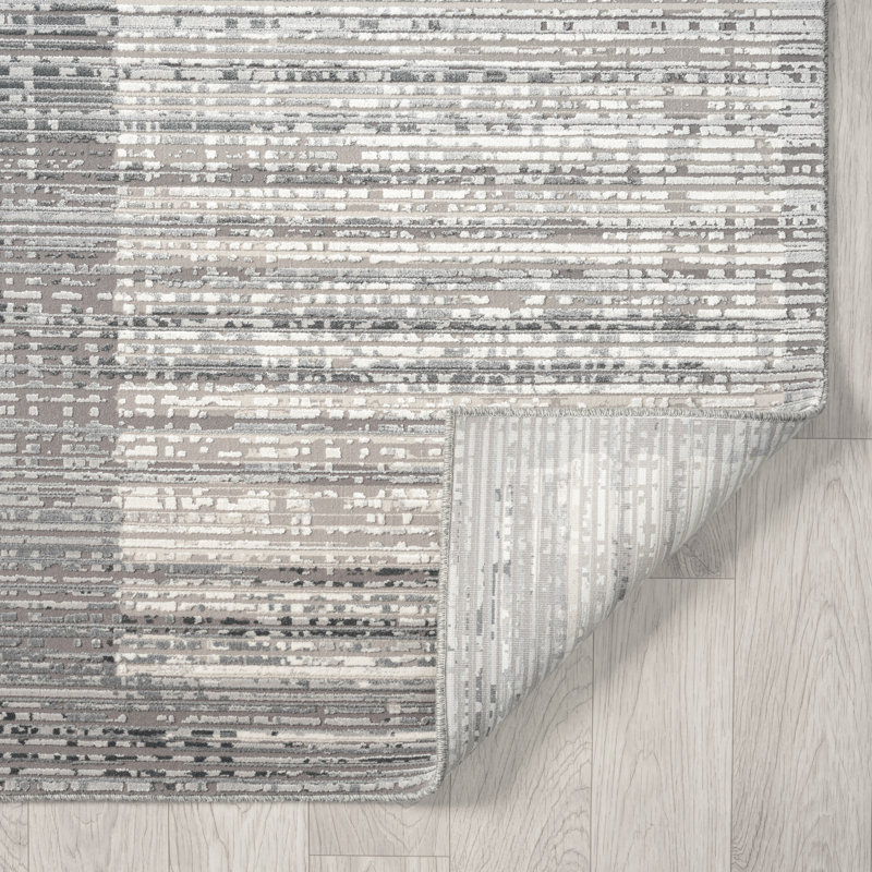 Mcnett Slate Glow Power-Loomed Area Rug, Rectangle 7'9" x 9'9"