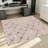 Geometric Pattern Plush Rug, Modern Living Room Carpet, Non-Slip Soft Area for Bedroom, Home Decor, Accent, Cute, Farmhouse, Unique-129764506