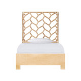 Silas King Platform Bed, Light Blue