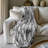 Black and White Flower Sketches - 1 Piece Premium Sherpa Blanket-101596824