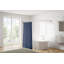 Tringle à rideau de douche d'angle en forme de L murale en aluminium antirouille Utopia Alley, 68 po x 28 po-24396020
