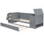Lit de jour simple avec rangement pour bougie, gigogne, gris-2001481212