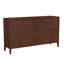 Commode double à 8 tiroirs en noyer de 68 po Ralston