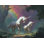 Unicorns papier peint fantaisie amovible arc-en-ciel double rouleau