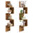  Elburt Corner Bookcase, 4 Tier floating corner shelf
