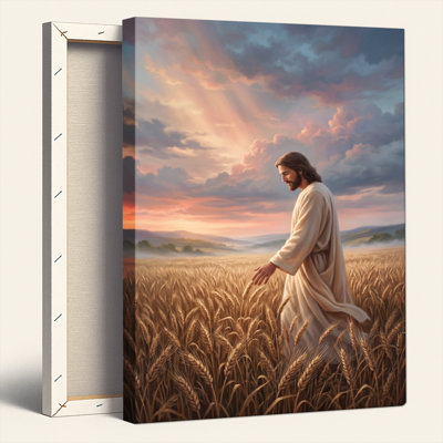 Ensemble de 1 toile murale Jesus Field