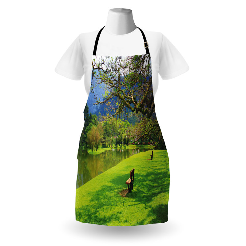 No Pattern Bib Apron