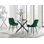 Bernell 2 -Person Glass Dining Set