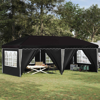 Vidaxl Pop-Up Party Tent 210D Oxford With Sliver Coating Event Shelter Gazebo