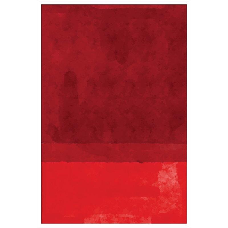 «Minimal Watercolor # 2» par Jay Stanley, impression sur bois encadrée, H 41 po x l 28 po, Blanc