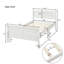 Lit plateforme avec base de lit en bois et lit-bateau-30671197
