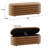 Oval Faux Leather Storage Ottoman Bench, Mid-Century Modern Upholstered Ottoman Coffee Table, End of Bed Bench for Bedroom Living Room Entryway