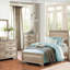 Commode 6 tiroirs avec quincaillerie de chambre noire, design contemporain rustique
