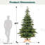Arbre de Noël artificiel pré-éclairé-1760775910