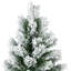 Flocked Angel Pine Artificial Mini Christmas Tree - 19" - Unlit