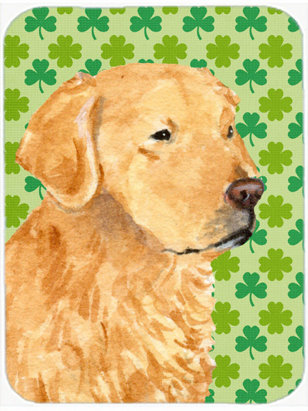 Planche à découper en verre saint-valentin st. patrick the carolinest retriever st. Shamrock Lucky Irish