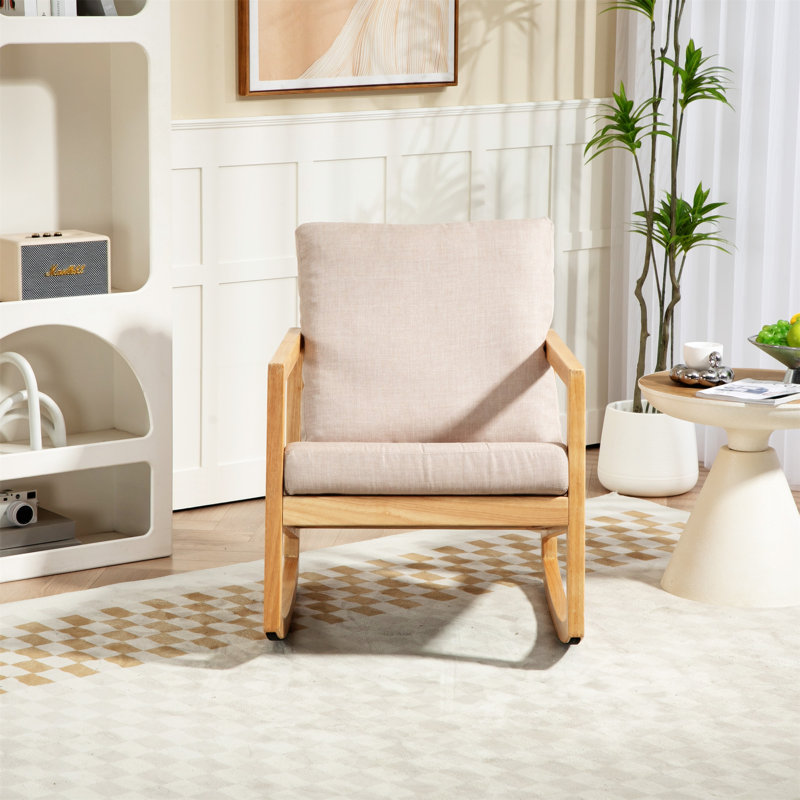Filareta Upholstered Accent Glider Chair