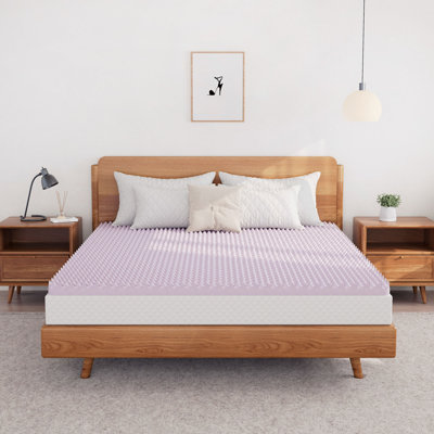 Egg Crate Lavender Memory Foam Topper