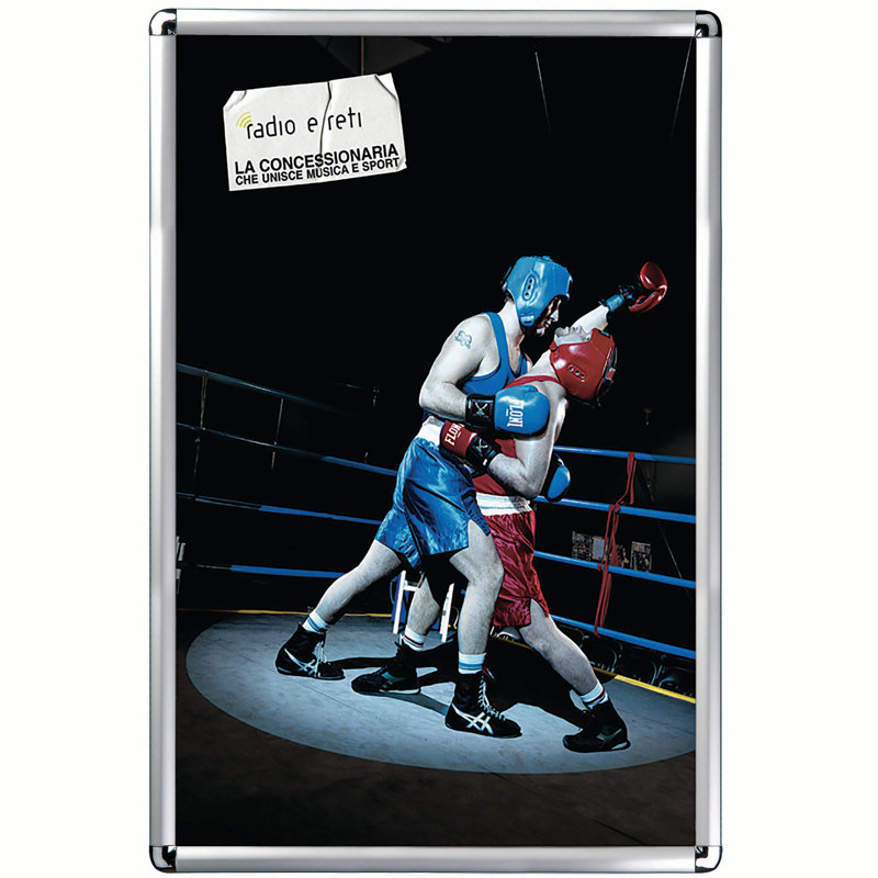 Cadre photo rond, Noir, 20" x 30"