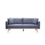 Divan-lit convertible Radella avec ports USB, prises de courant, poches, coussins, capitonnage