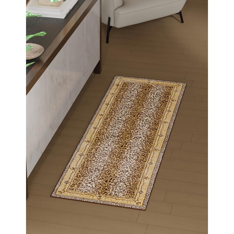 Animal Print Indoor Rug, Runner 2' x 6'1"