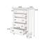 Meuble de rangement 1Pc
