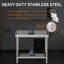 Tables de travail en acier inoxydable-123820249