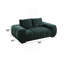 Causeuse en chenille verte