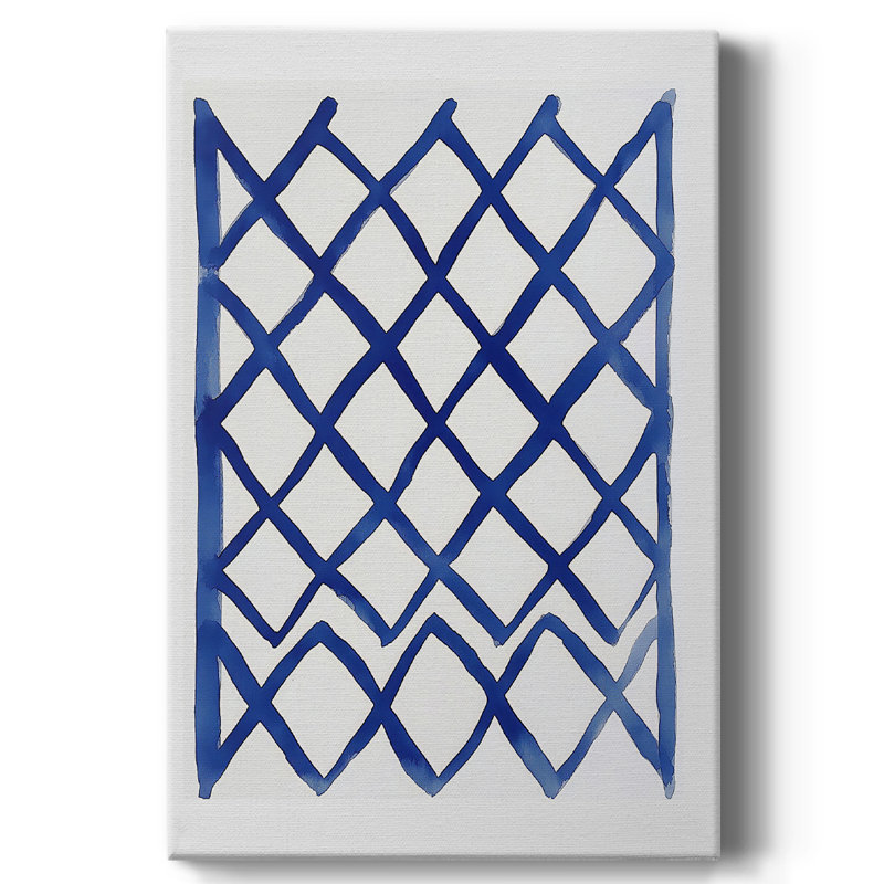 Toile tendue abstraite avec cadre CLxxix - prête à être accrochée, H 48 po x l 32 po