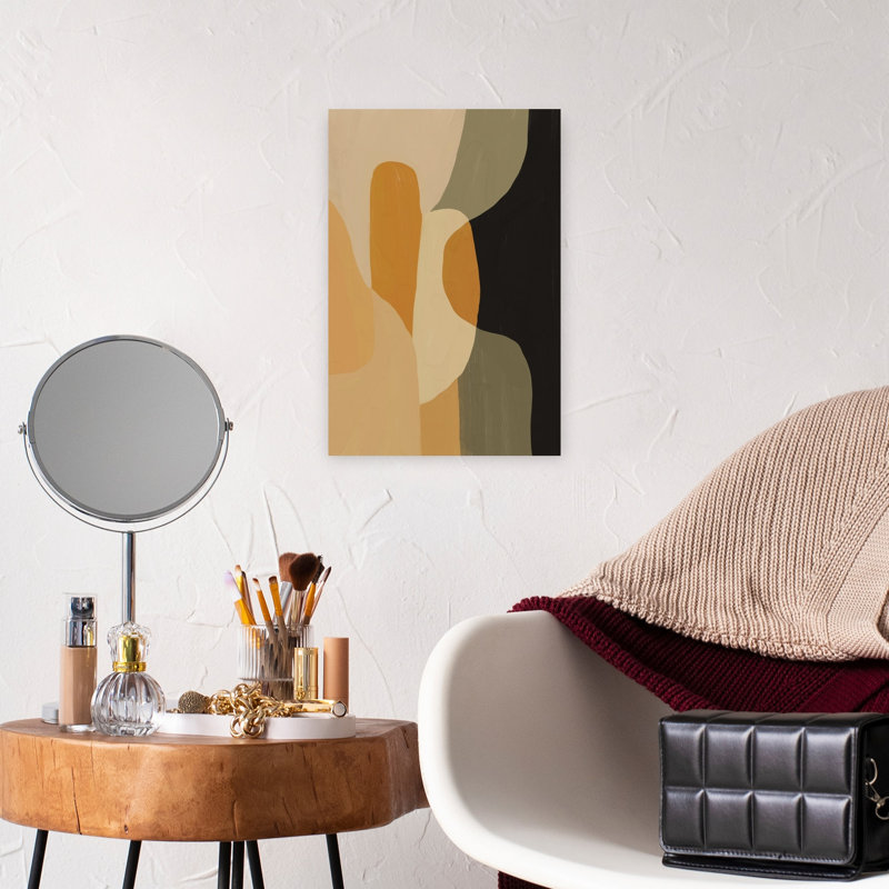 Contemporary Art Abstract Modern Organic Wall Art by Little Dean - Wrapped Canvas Print, 30.48 cm H x 20.32 cm W