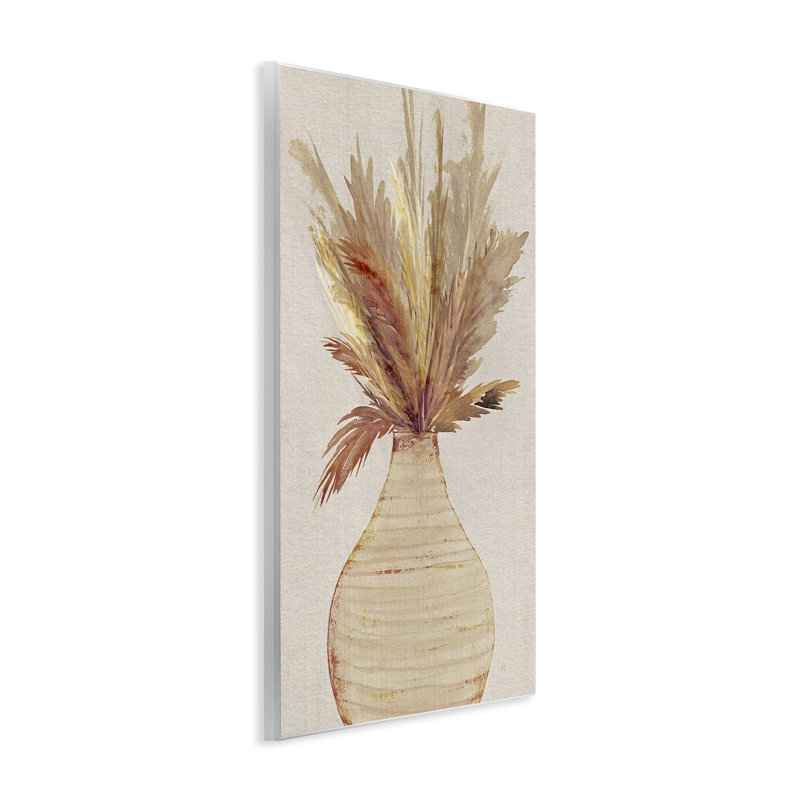 «Pots Wheat Reeds» par Susan Jill, H 19 po x l 13 po