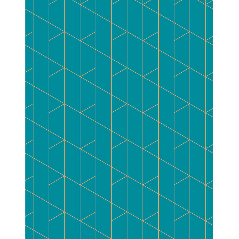 Pikulova 7m x 75cm Wallpaper Roll, Teal