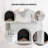 59.06"Modern Minimalism Fireplace Mantel Surround