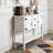 48'' Solid Wood Sideboard Console Table with 2 Drawers and Cabinets and Bottom Shelf-464753564